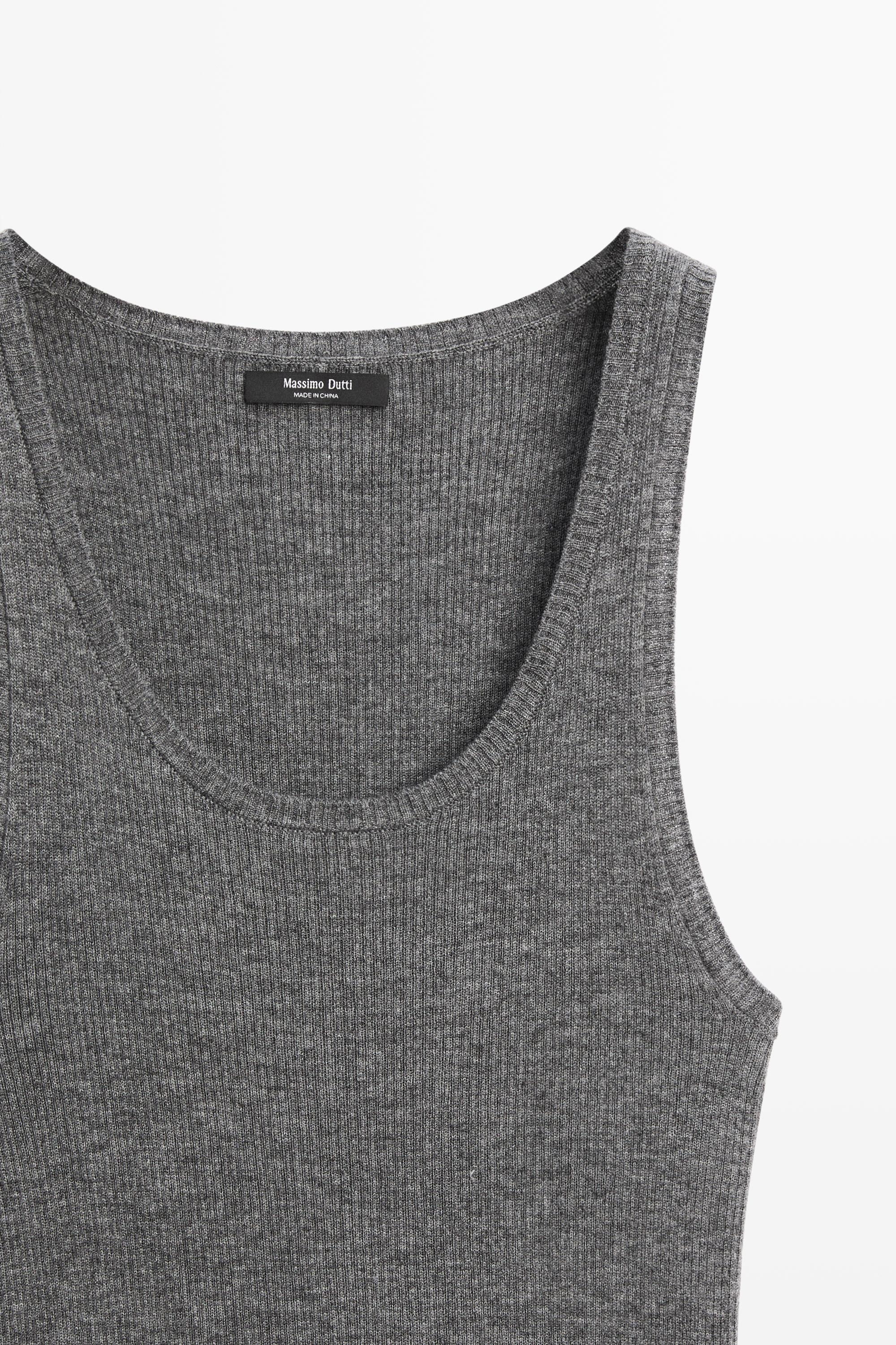 Ribbed knit top